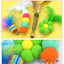 Cross-border cat teasing stick replacement head rainbow caterpillar wood teana stick cat toy funny cat bell hair ball replace...