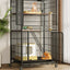 Pet Square Folding Foldable 3 Layer Big Cat Cage Villa Indoor Luxury 3 Tier Design Large Cage
