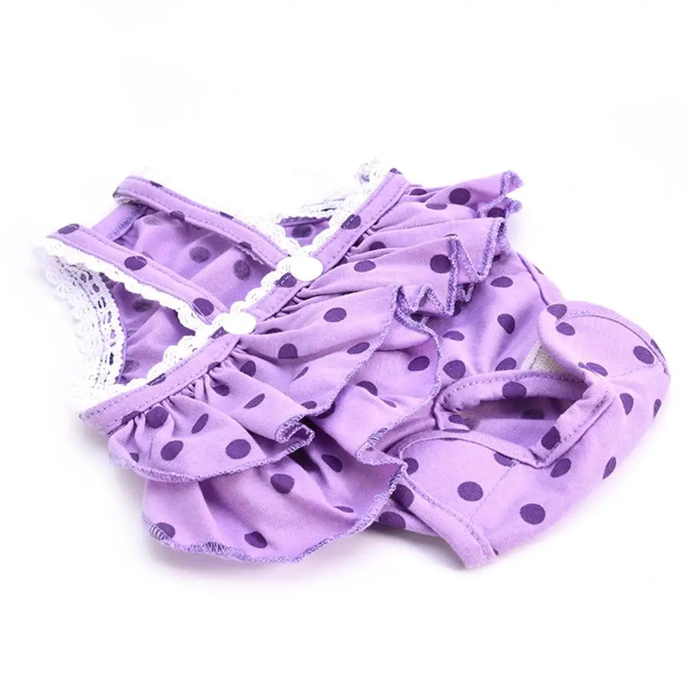 Pet Underwear Shorts Reusable Dog Diapers AntiHarassment Strap Physiological Pants Washable Female Sanitary Underwear 30E