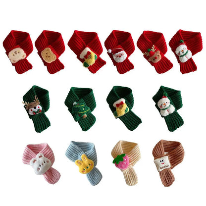45cm Cat New Year Scarf Pet Accessories Kitten Christmas Winter Bib Birthday Dog Bichon Scarf Soft And Comfortable Fabric Cute P