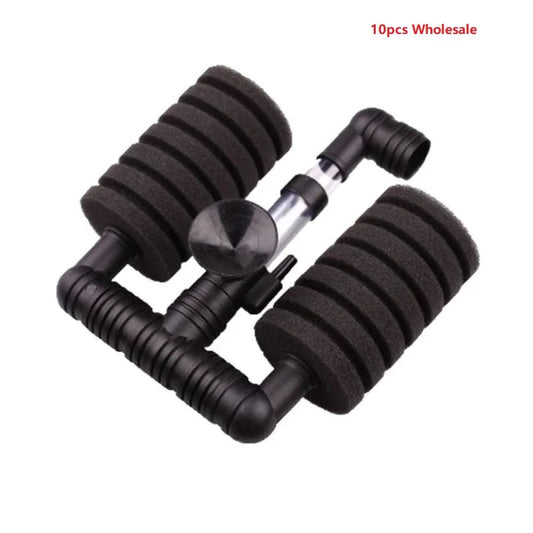 Bio Sponge Filter for Aquarium Fish Tank Shrimp Pond Air Pump Biochemical Filtration Foam Aquarium Accessories 10PCS Wholesale