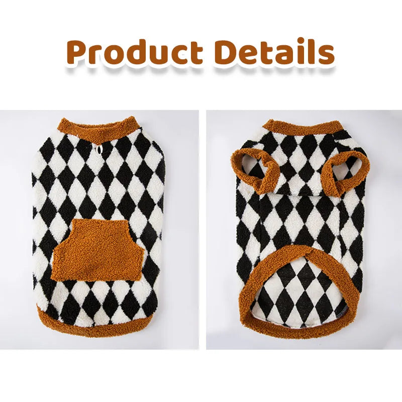 Dog Clothes for Big Dogs Winter Warm Dog Vest Fleece Dog Coat Pet Dog Hoodies Golden Retriever Collie Medium Large Dog Costume