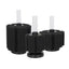 Black Aquarium Filter for Aquarium Fish Tank Air Pump Skimmer Biochemical Sponge Filter Aquarium Bio Filters Filtro AquarioLarge