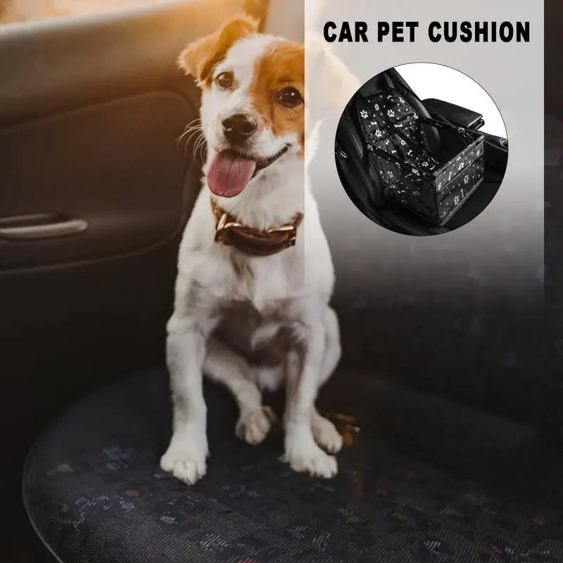 Pet Car Cushion Breathable Dog Seatbelt Car Seat 2 Small Dogs Dog Car Back Seats Travel Bed Dog Seat Comfortable And Safe For