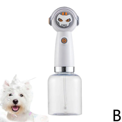 Electric Pet Dog Bath Shower Gel Foaming Machine IPX6 Waterproof Soap Dispenser Pet Bathing Supplies Rechargeable