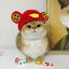 Personalized Animal Small Dog Hat Warm New Year Cosplay Accessories for Cats Snapper Bear French Bulldog Pet Supplies Head Gear