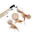 1PC Teaser Feather Toys Kitten Funny Colorful Rod Cat Wand Toys Wood Pet Cat Toys Interactive Stick Pet Cat Supplies