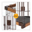 Pet Scene Large 3-Tier Pet Enclosure with WPC Frame and Iron Wire Button Closure Rabbit Hutch Cat Cage Ferret Kennel for Pets