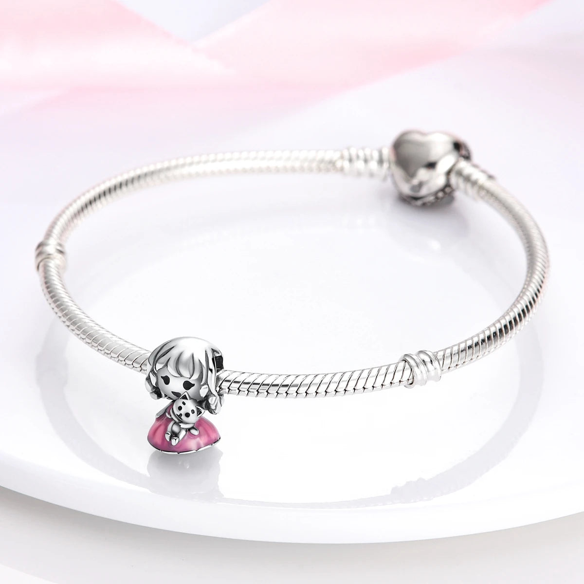 MULA 1PC Silver Plated Pig Bird Beads Fit Original Charm Bracelet DIY Jewelry Making For Woman