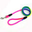120CM Long Rainbow Nylon Pet Dog Leash Walking Training Leash Cats Dogs Harness Collar Leashes Strap Belt Ropes Durable Supplies