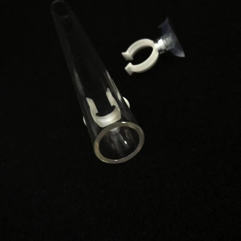 1Pcs Acrylic Aquarium Feeder Tube Dish Transparent Fish Tank Shrimp Snail Shrimp Food Feeder Bowl Aquarium Feeding Accessories