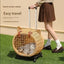 Pet Rolling Carrier, Dog Backpack with Wheels,Cats,Puppies Travel Bag with Wheels,Dog Trolley