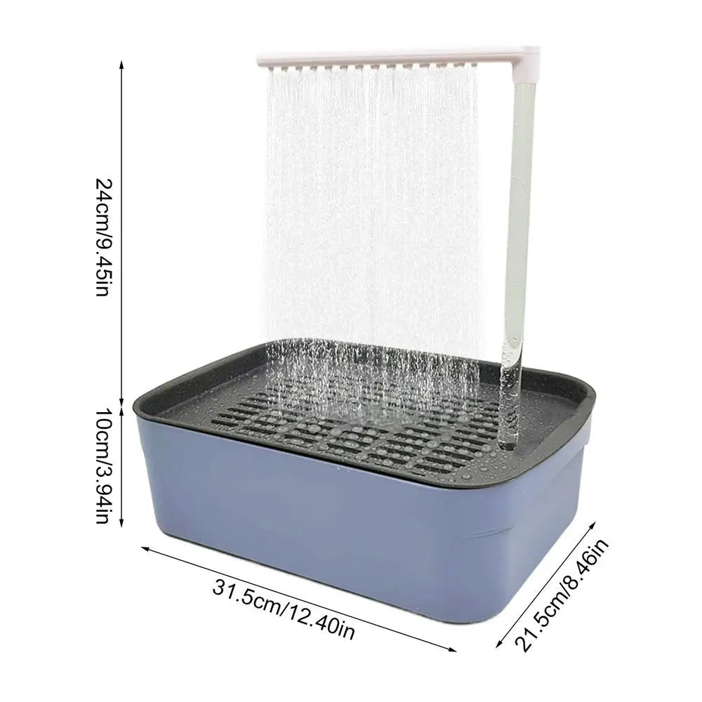 Parrot Automatic Bathtub With Shower Pet Circulating Water Bath Parrot Bathtub Pet Bird Bath Bird Cage Accessories for Parakeet