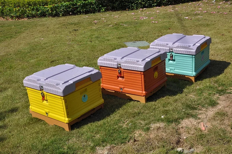 Hot Sale Thermo Insulated Beehive HDPE One-Layer Langstroth Plastic Bee Hive for Beekeeper