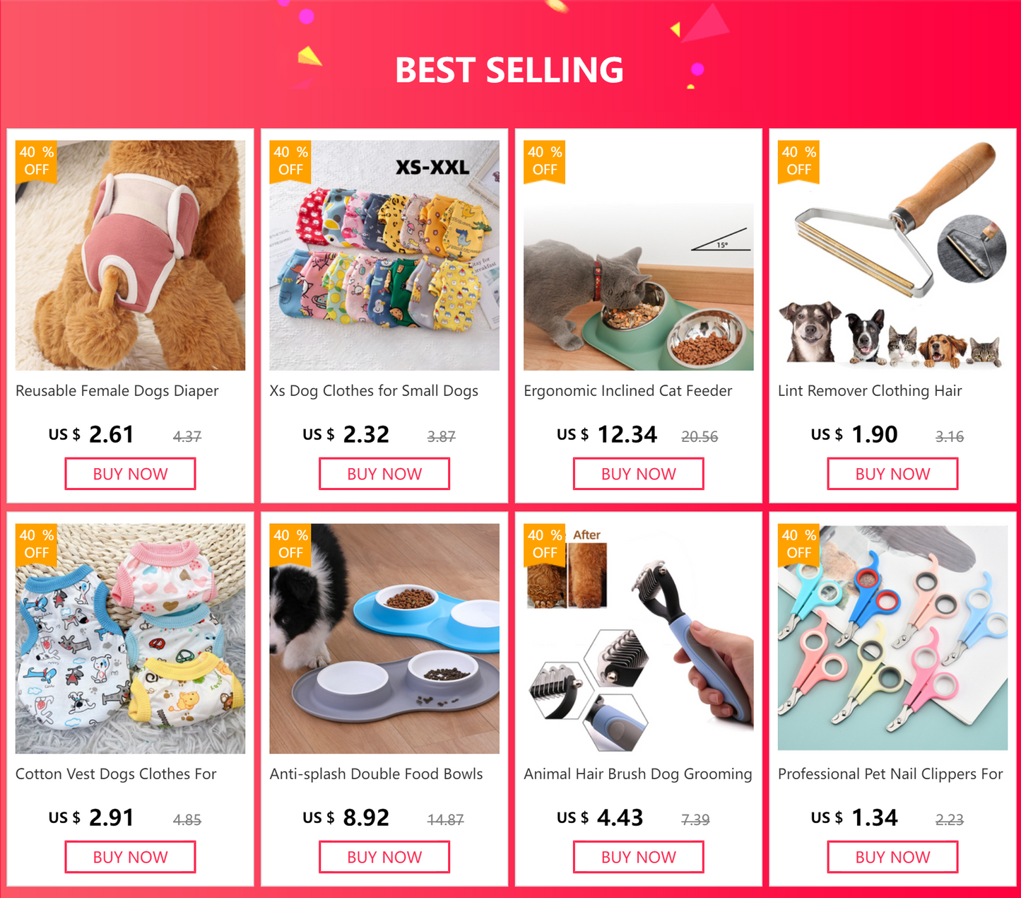 Reusable Sanitary Panties Washable Small Dog Pet Diapers Female Dogs Large Physiological Shorts Male Cats Pet Menstruation Pants