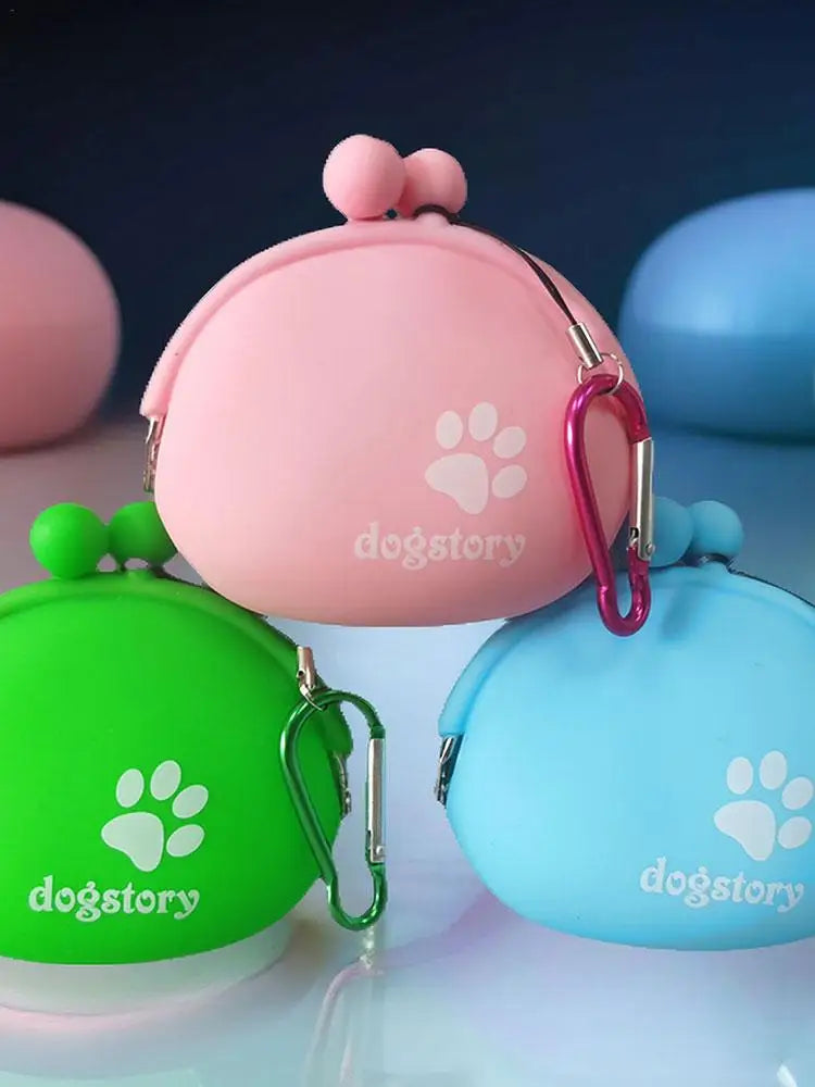 Silicone Dog Treat Pouch Dog Treat Training Pouch Dog Treat Carrier Holder Puppy Treat Snack Bag For Outdoor Walking Supply