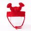 Luxury Design Pet Hat for Small Dogs Knitting Animal Shaped Cosplay Puppy Head Wear Caps New Year Warm Lace Up Cat Accessories