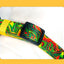 Adjustable Pet Dog Collars Color Graffiti Soft Cotton Leash Accessories Walking Exercise Safety French Bulldog Puppy Chain