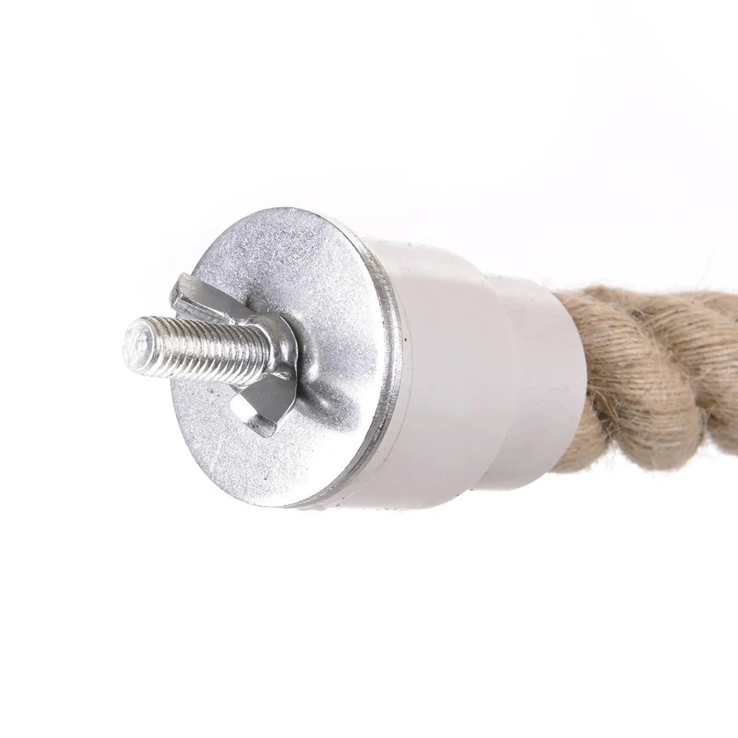 Parrot Rope Parrot Cage Toy Bird Perch Stand Bird Parrot Chewing Toy for Parakeet Conures Cockatiels Budgie Primary Color