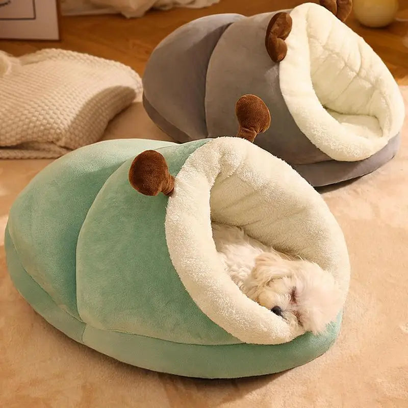 Cat Sleeping Bag Thickened Pet Sleeping Bag Winter Kitten House Multipurpos Warm Cave Nest Soft Indoor Cat Puppy House Cages