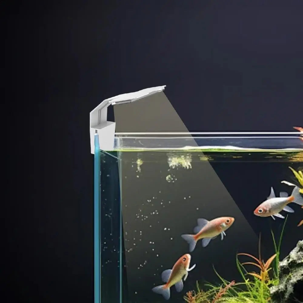 Fish Tank Clip On Light LED Aquarium Light Clamp Fish Light Lamp Fish Tank Lamp Bright Small Fish Tank Light Plant Aquarium