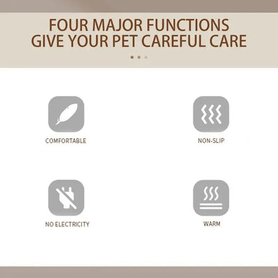 Self Warming Cat Bed Soft Warm Heated Dog Mat Thermal Blanket Non-slip Self-Heating Cat And Dog Bed Mat Pet Heating Pad For