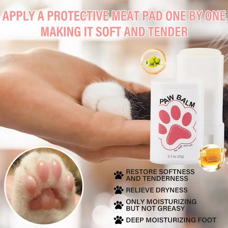 Paw Rescue Balm Paw Protection For Hot Pavement 20g Natural Moisturizing Paw Balm Protection For Dogs Cats Protects From Cracks