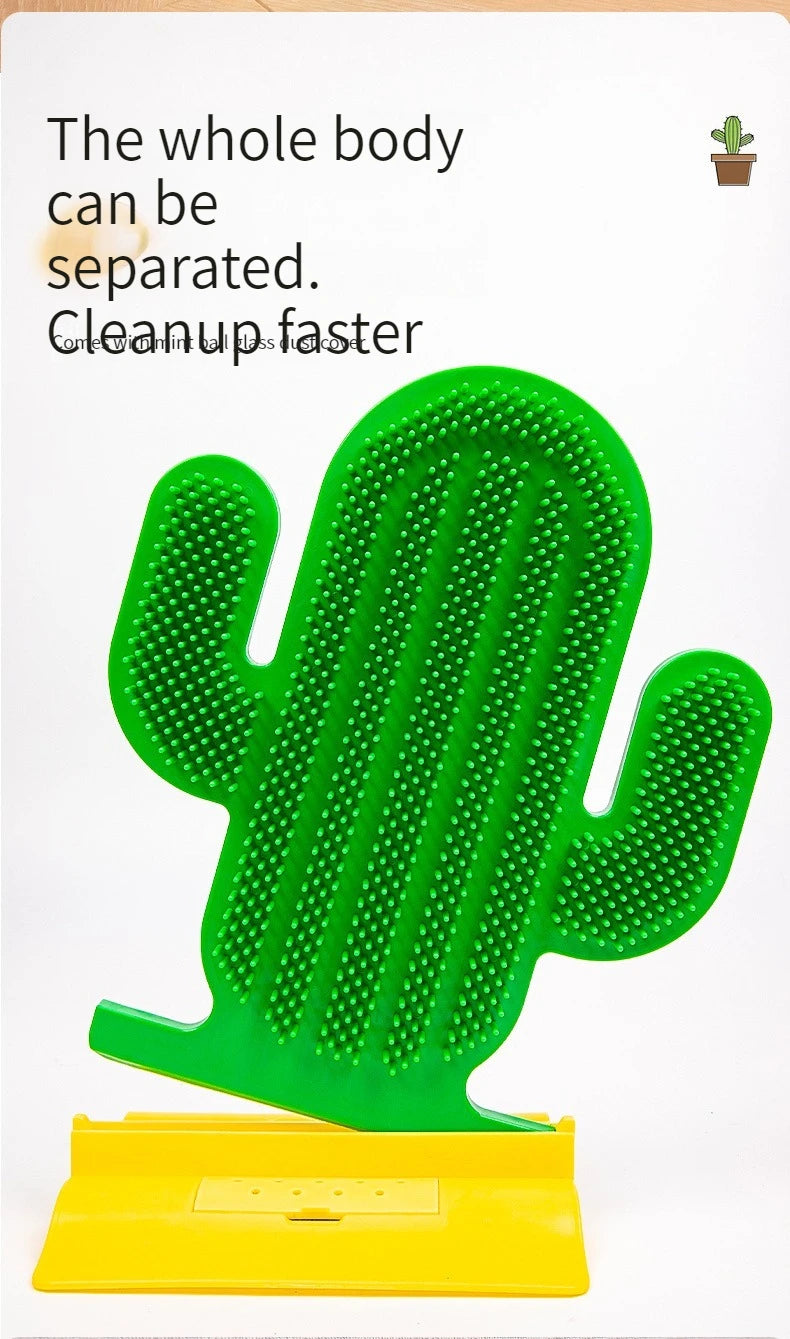 Cat Hair Scratch Corner Tickle Cactus Toy Scratch Scratch Massage Brush Face Hair Removal Cat Brush Artifact Pet Supplies