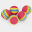 Pet Rainbow Ball Colorful Balls Cat Toy Balls EVA Foam Cotton Balls Pet Toy Balls Small Dog Supplies