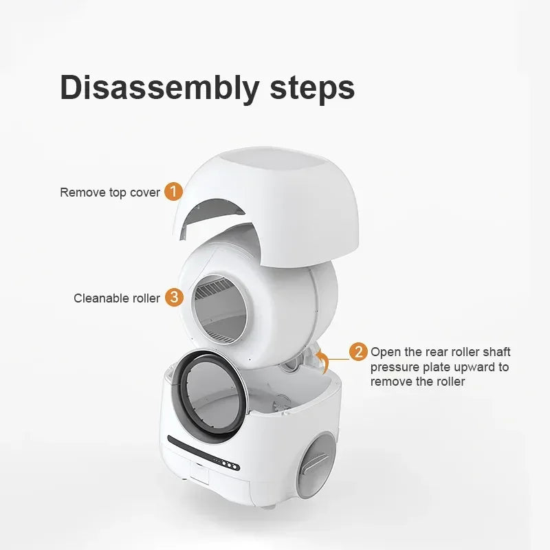 Smart cat toilet litter box extra large anti-splash litter box