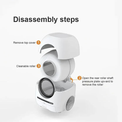 Smart cat toilet litter box extra large anti-splash litter box