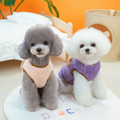 Pet Dog Clothes Winter Fleece Dog Vest Coat Plus Warm Jacket for Small Dogs Cats Clothing Puppy French Bulldog Chihuahua Apparel