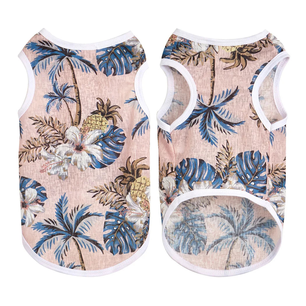 Pet Dog Clothes Clothing for Cats Summer Sphynx Cat Clothes Chihuahua Puppy Vest French Bulldog Apparel Simple Kitten Tshirt