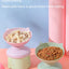 Cat pet feeding and drinking bowl, dog bowl, cat bowl, high footed slanted mouth bowl, pet supplies