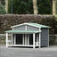 Outdoor Dog House with Balcony Four Seasons Universal Large Space Rainproof Sunproof Detachable Pet Villa Suitable