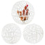 Ball Cage For Chickens Movable 3 Pieces Chicken Orb Ball Cage Pet Safety Chicken Cage Ball-Shaped Chicken Hamster Ball Cage