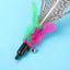 Pet Cat Toy Large Pearl Feather Bell Fishing Rod Replacement Head Funny Cat Stick Interactive Toy Cat Toys Interactive
