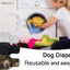 Male Dog Belly Bands for Male Dogs Washable Pet Dog Diapers High Absorbing Doggy & Puppy Nappies Warp Reusable Pet Products