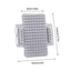 Cat Self Groomer High Elasticity Self Cleaning Tickling Comb Pet Brush Pet Hair Cleaner Brush With Round-Head Comb Teeth For