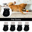 Dog Paw Socks Anti Slip 4pcs Non-slip Dog Snow Socks Small Machine Washable Dog Paw Protectors For Workout Walking Exercising