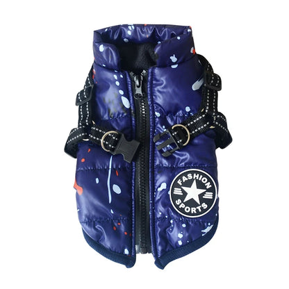 2023 Hot Winter Pet Dog Jacket Coat Thickening Warm Puppy Dog Clothes With Hood For Chihuahua Poodle Bichon