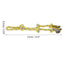 UXCELL Dog Chew Toys Knots Shape Braided Cotton Teeth Cleaning Rope Casual Puppy Bite-resistant Chewing Rope Pet Products