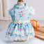 Cute Floral Puppy Dog Cat Princess Lace Dress Skirt Summer Pet Dresses for Small Dogs Poodle Pomeranian mascotas Clothes vestido