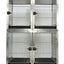 KA-505D Hot Sale Stainless Steel Pet-Showing Dog Cat Cage for Veterinary Powder coating high quality pet kennel