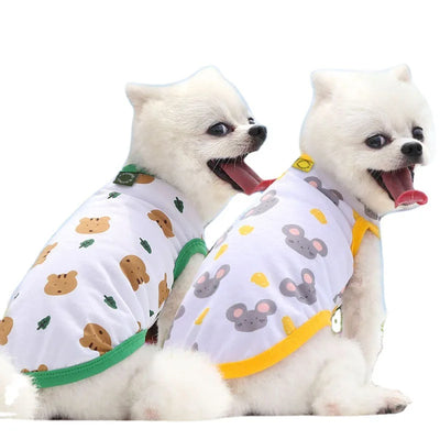 Large dog Summer  Tank Top Outdoor Breathable Short Sleeve Big dog  Pet Teddy cat Clothing T-shirt dog shirt  puppy clothes