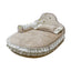 Bola kennel medium and large dog sofa bed removable and washable winter warm dog bed golden feather nest cushion pet supplies