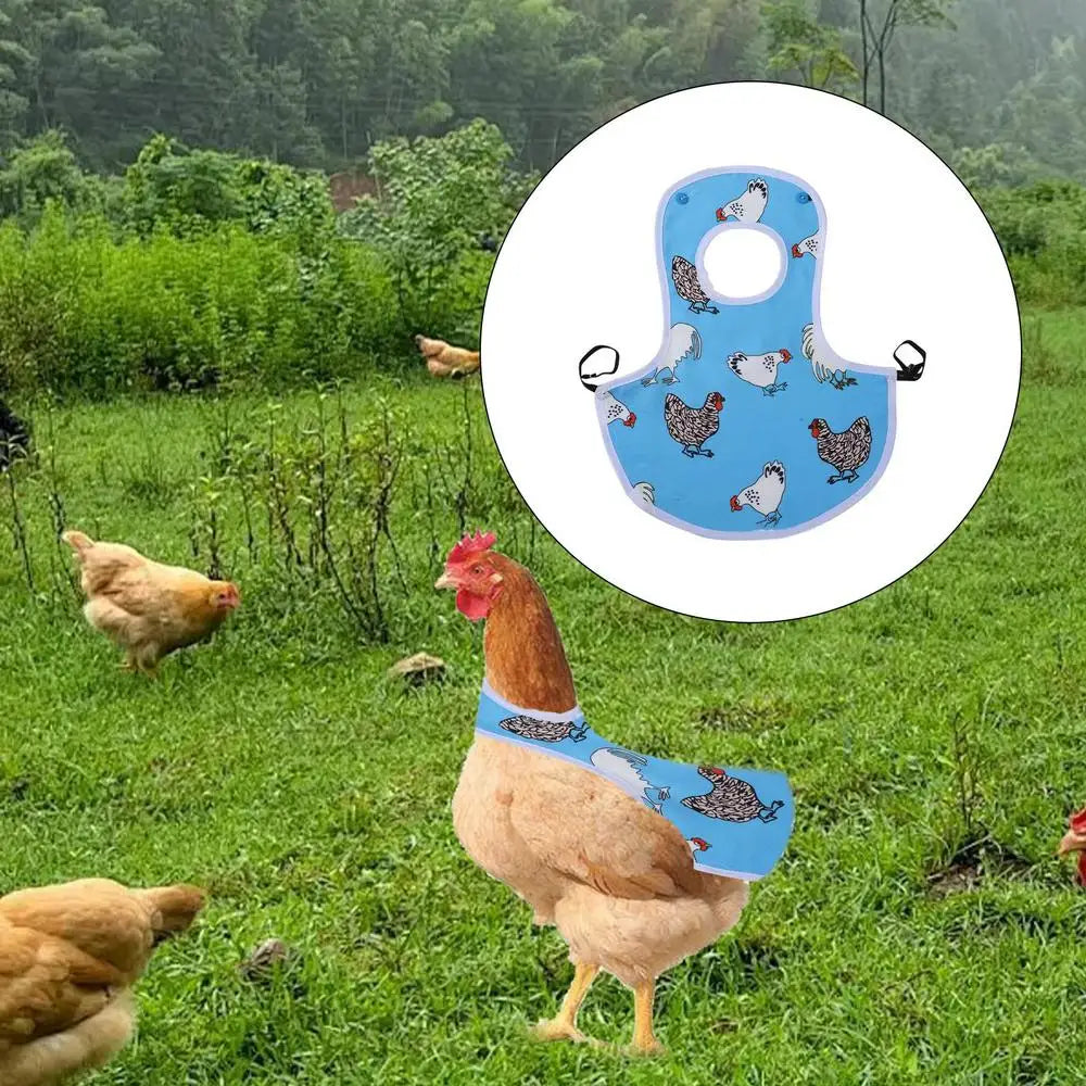 Chicken Saddle For Hens Breathable Feather Protector Chicken Pecking Guard Comfortable Chicken Clothes Wing Back Protector