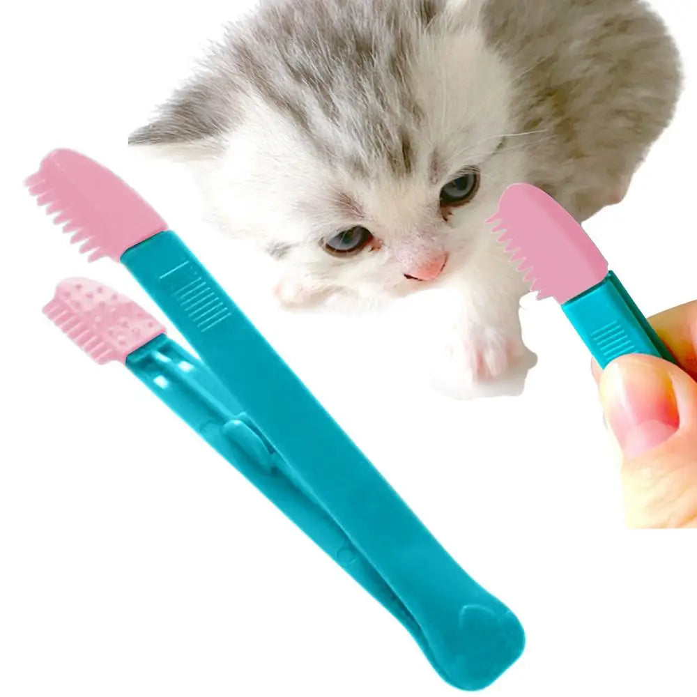 Pet Eye Comb Brush Tear Stain Remover For Cats Cleaning Grooming Comb For Small Dogs And Cats Flexible Silicone Design Soft