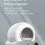 Tonepie 65L Automatic Smart Cat Litter Box Self Cleaning Fully Enclosed Cat Litter Box Pet Toilet Litter Tray English versions