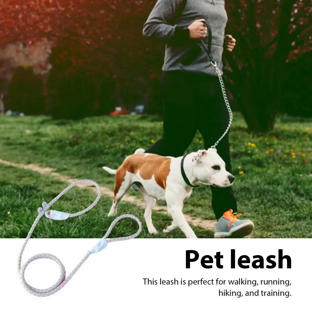 Dog Leashes Nylon Pet Leashes Heavy Duty Rope Leashes Mountain Climbing Rope Dog Leashes For Any Pets Playing Camping Beach Lake